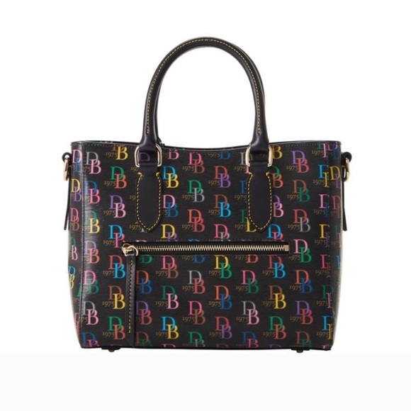 ✨️ Dooney & Bourke DB75 Multi Top Handle Tote - Black ✨️ - Picture 3 of 3